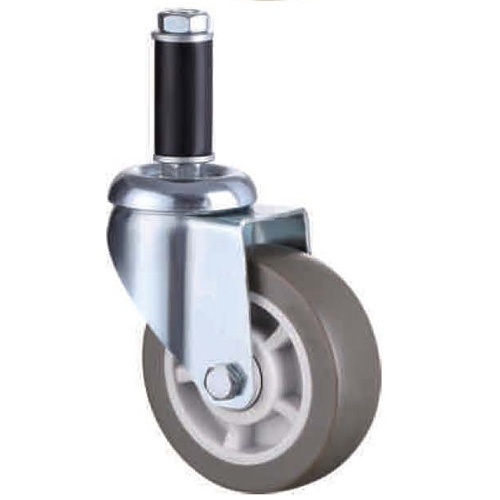 2 Series Expanding Rubber Tpr Swivel Caster