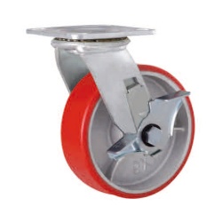 3 Series Pu on Iron Swivel caster With brake