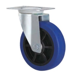 4 series Elastic rubber swivel caster