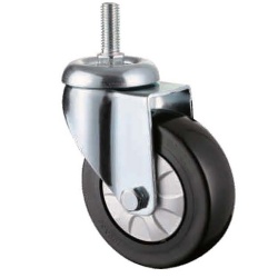 2 series screw stem PU swivel caster