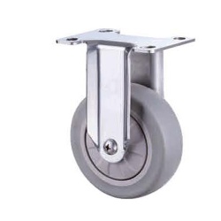 S2 Series Stainless Steel TPR Rigid caster